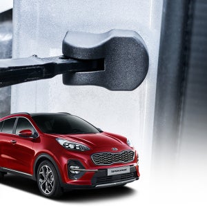 스포티지 NQ5 튜닝 차량 용품 도어힌지 카본