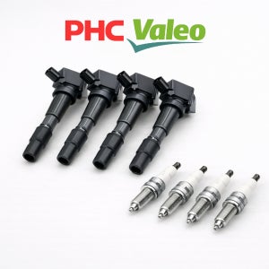 뉴SM5 점화코일 플러그 세트 (L43 평화발레오 NGK)