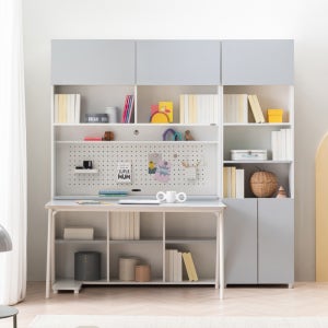 [꿈꾸는요셉]지오 1400책상책장세트 GENSET05