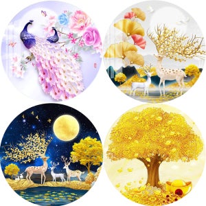 원형 보석 십자수 비즈 큐빅 구슬 액자