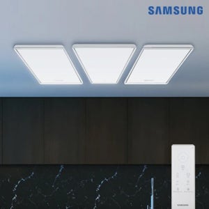 삼성전자 생체리듬 엣지 거실등 3등 LED 120W 리모콘 색변환 밝기조절