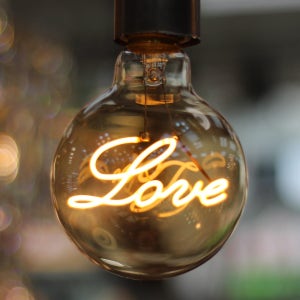 레터링 램프 러브 G95 디자인 에디슨 전구 5W LED 할로겐 필라멘트