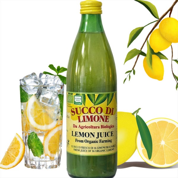 유로푸드 유기농 100% 레몬즙 착즙 레몬주스 요리용 레몬즙 다용도 500ML