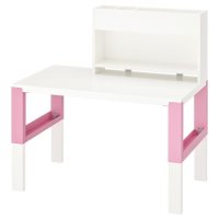 이케아PÅHL 폴 책상+추가유닛, 화이트, 핑크, 96x58 cm - IKEA (79245151)한샘 모던하우스 무인양품 자주