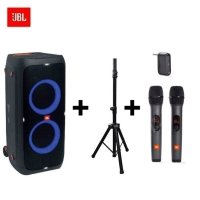 JBL 파티박스 310 블루투스스피커 버스킹 스피커 무선마이크 AS3 포함