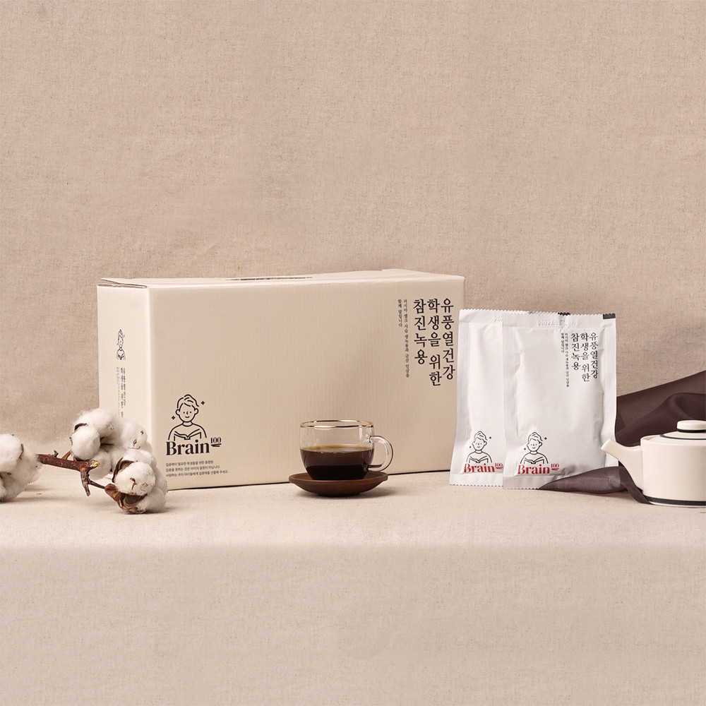 <b>참진</b>발효<b>녹용</b> 진한 러시아 엘크사슴 생<b>녹용</b> 엑기스 진액 브레인100 <b>80ml</b> 30포