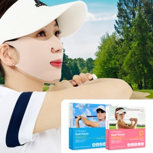 매드포코스 자외선차단 골프마스크팩 20매 골프패치 기미패치 썬패치 얼굴햇빛가리개 야외스포츠