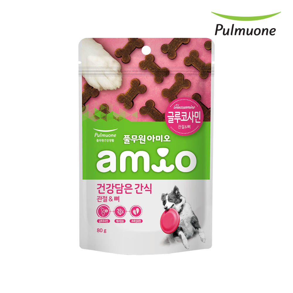 풀무원아미오 건강담은간식 강아지 관절&amp;<b>뼈</b> (80g)