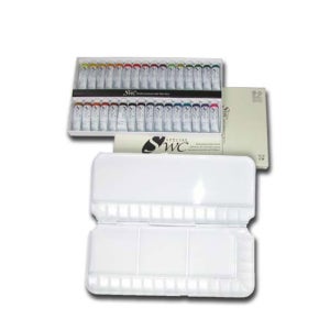 신한 SWC 수채화물감 32색+미젤로 방탄파렛트36