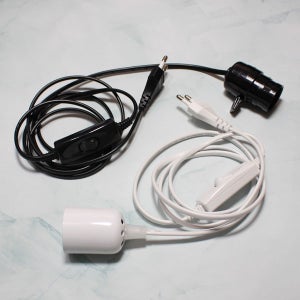 키소켓 중간스위치 식물등 콘센트플러그 식물전구 소켓 코드선 1.5m E26 검정