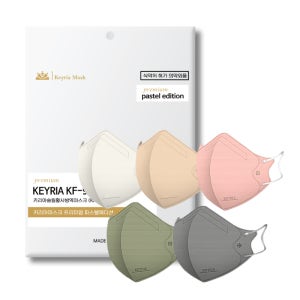 키리아 KF94 국산 새부리형 마스크 컬러 100매