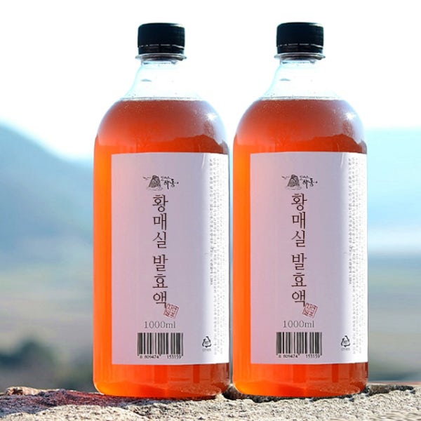 황 매실액 매실청 발효액 황매실원액 매실액기스 1000ml