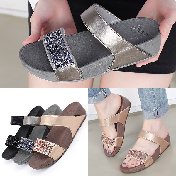 Korea - 여성슬리퍼/4Cm굽/ 우레탄굽/샌들