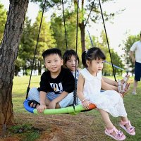 감각통합 교구 실내 야외 놀이 어린이 600D 옥스포드 천 둥지 그네