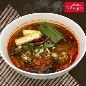 청춘 소고기 얼큰 장터국밥 4팩 4kg 밀키트