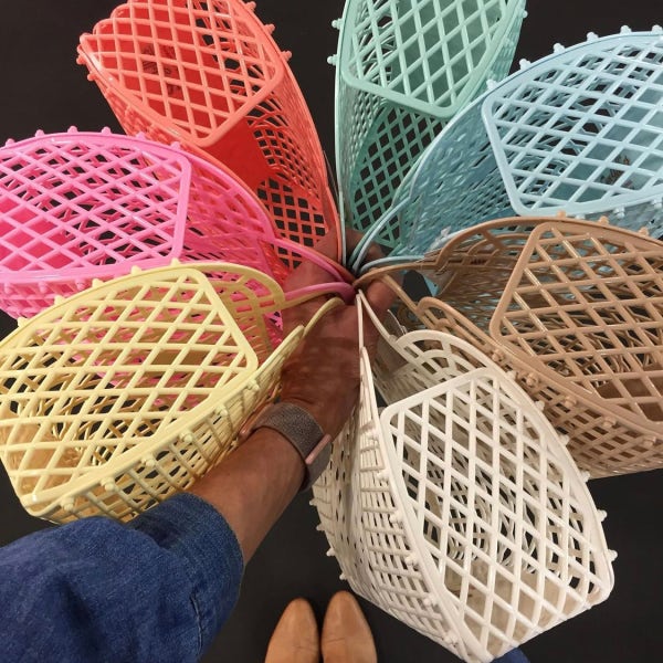 [Sun Jellies] RETRO BASKET SMALL 선젤리백 피크닉 바구니