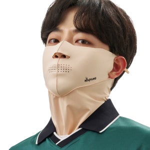 네이팡 넥타입 에어홀 자외선차단 골프마스크 얼굴햇빛가리개 야외활동 자전거