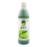 [청솔] 청포도 원액 835ml 카페원액 음료제조 주스만들기 음료베이스 업소용