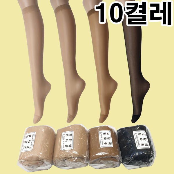 삭스앤스타킹 국산 판타롱스타킹 무릎스타킹 고탄력 살색반스타킹 삭스 벌크