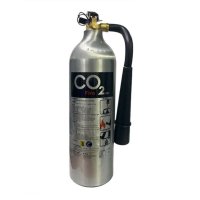 CO2소화기 2.3kg 5lb 알루미늄 은색 이산화탄소 가벼운 소화기 5파운드 엔케이텍