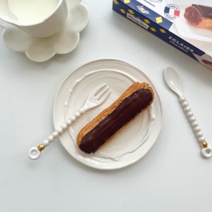 심사영작가 화이트 메모리 플랫 앞접시 작가도자기