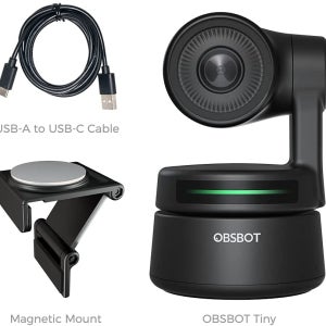 OBSBOT Tiny PTZ Webcam 풀HD 1080p 웹캠