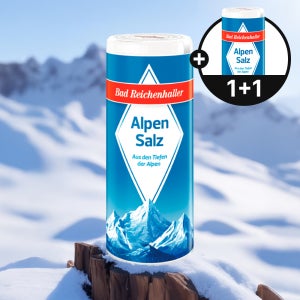[1+1] 독일 알펜잘츠 알프스 명품소금 125g 암염 솔트 꽃소금 간수 정제염 가는소금