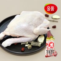 올품 홍삼먹여키운 토종닭 16호 1.55kg X 2마리 + 부재료 2팩 무료증정