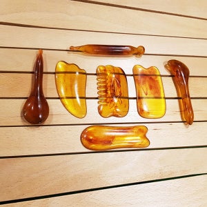 경락용품 얼굴 발바닥 지압 마사지 괄사 도구