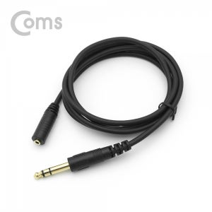 ND652 Coms 스테레오 연장 케이블 6.5 to 3.5 3극 aux 1.5M