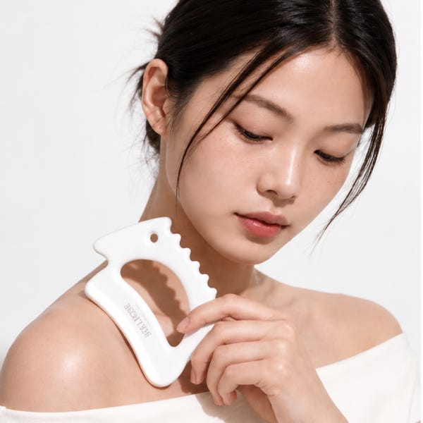 국산 바디 괄사 마사지 마사지기 세라믹 림프순환 승모근 도자기