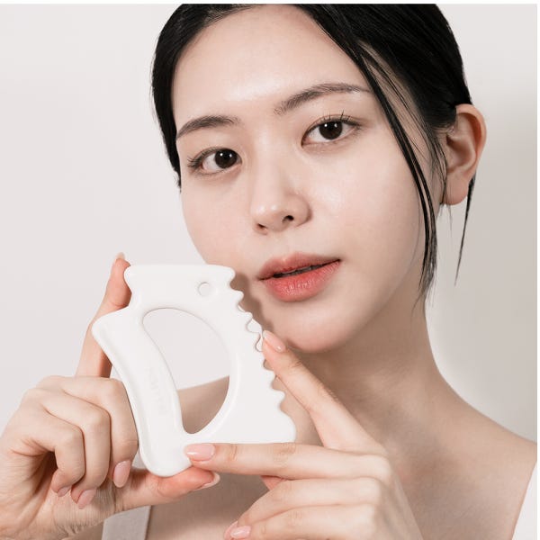 국산 도자기 바디 괄사 마사지 마사지기 림프 순환 세라믹