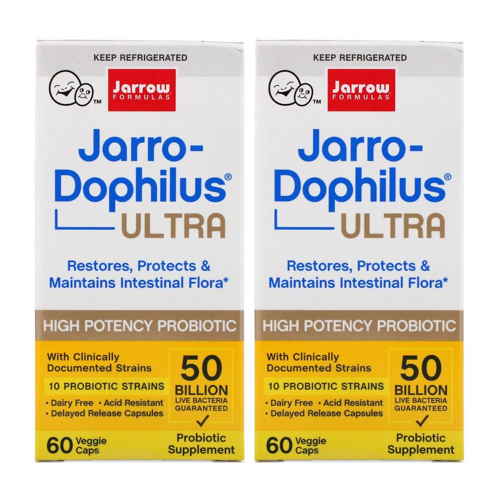 <b>자로우 도필러스 울트라</b> 유산균 500억 60정 베지캡슐 (딜레이드 릴리즈 캡슐) X 2통