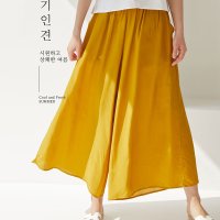 [생활한복] 봄 여름 경상북도 특산품 풍기인견 데일리 치마 바지 슬러시 머스타드 팬츠