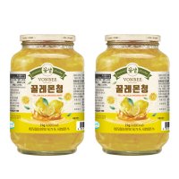 본비 레몬청 2kg X 2 액상차 꿀레몬청 사무실 가정 카페 에이드 레몬티 차