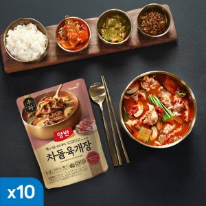 동원 양반 수라 차돌양지 한우사골육수 육개장 460g 10봉
