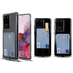 갤럭시A72 투명 카드 포켓 젤리 기본 케이스 A726