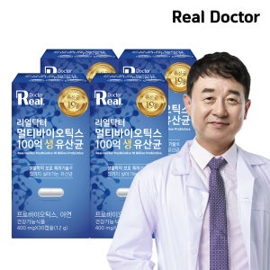 리얼닥터 100억 생유산균 멀티바이오틱스 포스트바이오틱스 비피더스균 30캡슐, 4개