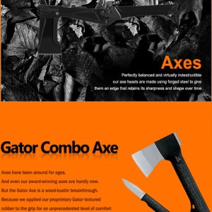 거버 GERBER 게이터 콤보액스 도끼+나이프세트