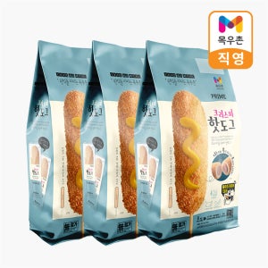 목우촌 프라임 핫도그 크리스피, 540g, 3개