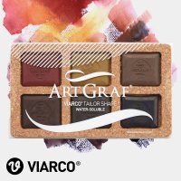 VIARCO 비아르쿠 ArtGraf Earth Tones 6본SET 수성 흑연쵸크