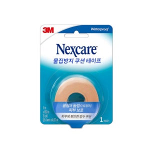 3M 넥스케어 물집방지 방수 쿠션 테이프 1롤 2.54cmx4.57m 풋케어 발보호 뒤꿈치보호패드 상처밴드