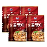 사조 골뱅이 통조림 400g x 4