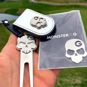 몬스터지 골프 퍼터키퍼 디봇툴 그린보수기 수리기 머니클립 볼마커 선물 세트