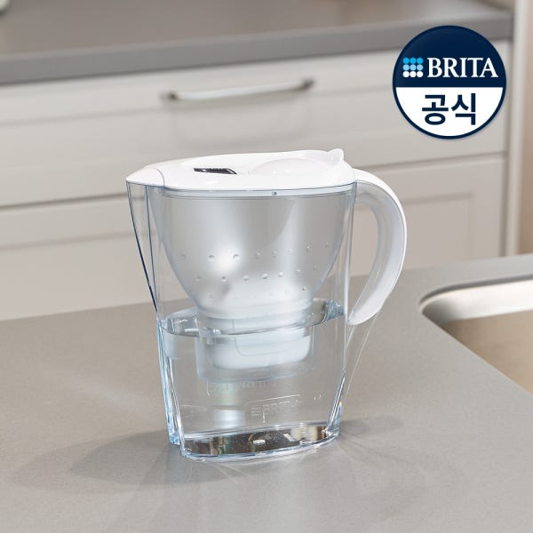 브리타 정수기 마렐라XL 3.5L 화이트+기본필터 1입