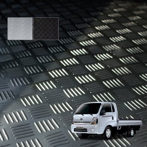 봉고3 EV 더블캡 킹캡 고무 차발판 바닥 트렁크 화물칸 적재함매트 2컬러