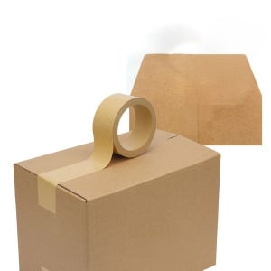 에코턴 크라프트 무광 종이테이프 고무접착제 택배포장 48MM-40M