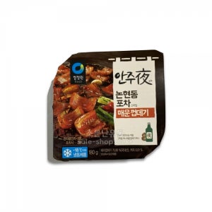 청정원 안주야 논현동포차스타일 매운껍데기 180g (냉동)