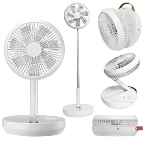 코어팬시 무선폴딩 탁상용선풍기 무소음 접이식 캠핑 소형선풍기 USB충전 8,000mAh