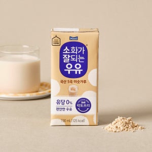 [10/23 이후 순차출고] 매일유업 소화가 잘되는 우유(락토프리) 미숫가루 멸균 190ml 24팩